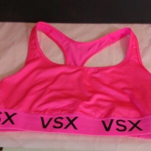 VS Sports Bra Fluorescent Pink Workout Bra VSX Sport Bra VS Hot Pink Top VS Top